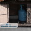 Direct Wicker PE Rattan and Aluminium Patio Dining Fire Pit Table (Table Only)